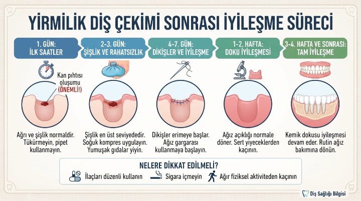 Yirmilik Diş Çekimi Sonrası İyileşme Süreci