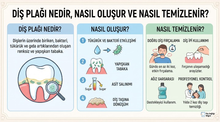 Diş Plağı Nedir? Nasıl Oluşur, Diş Taşına Nasıl Dönüşür ve Nasıl Önlenir