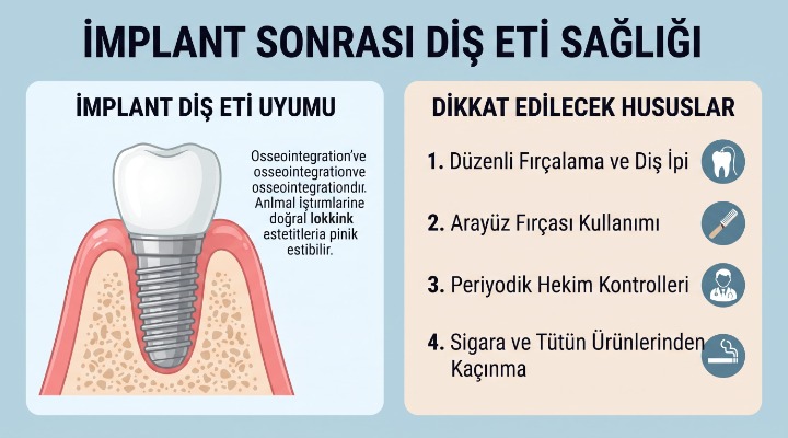 İmplant Sonrası Diş Eti Sağlığı: Peri-İmplantitis Nedir, Nasıl Önlenir?