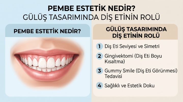 Pembe Estetik Nedir? Gülüş Tasarımında Diş Etinin Rolü